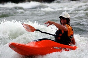 Jarrod having fun on the Nile River